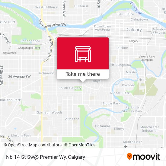 Nb 14 St Sw@ Premier Wy map