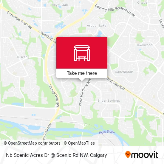 Nb Scenic Acres Dr @ Scenic Rd NW map