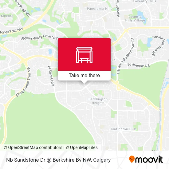 Nb Sandstone Dr @ Berkshire Bv NW map