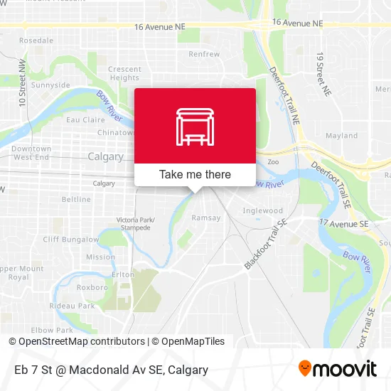 Eb 7 St @ Macdonald Av SE map