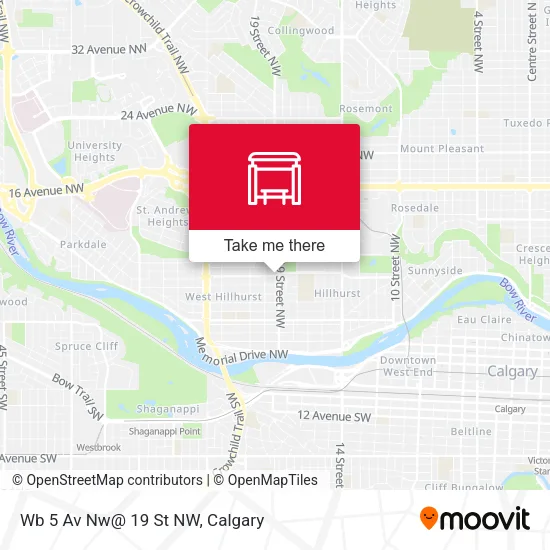 Wb 5 Av Nw@ 19 St NW plan