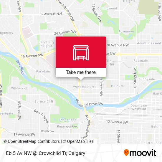 Eb 5 Av NW @ Crowchild Tr plan