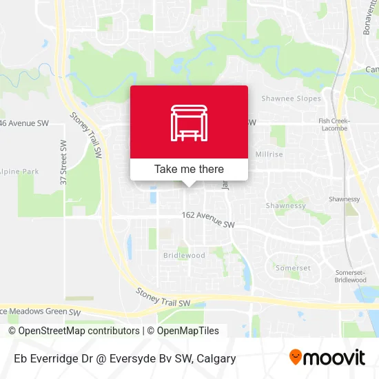 Eb Everridge Dr @ Eversyde Bv SW map