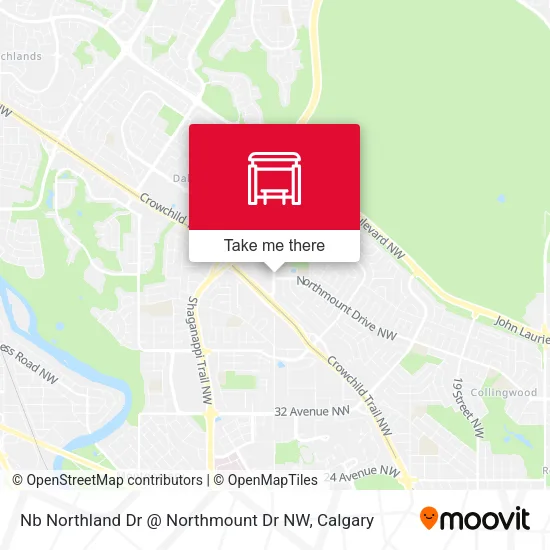 Nb Northland Dr @ Northmount Dr NW map