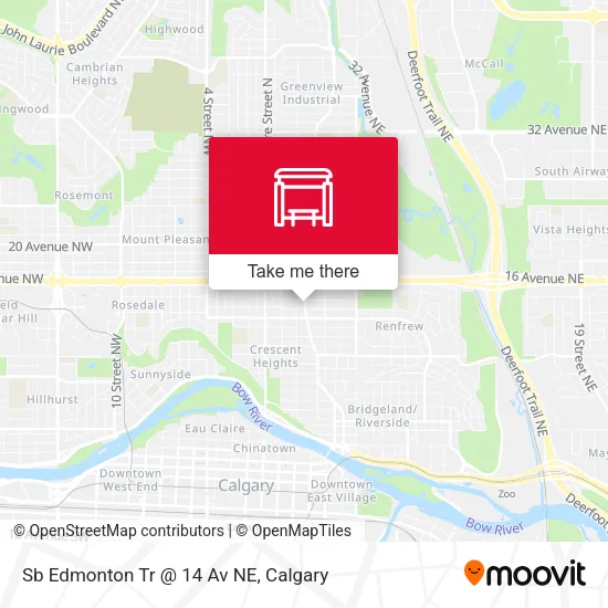 Sb Edmonton Tr @ 14 Av NE plan