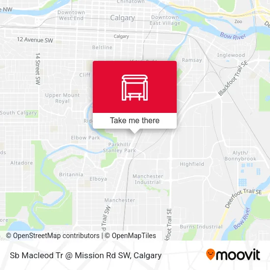 Sb Macleod Tr @ Mission Rd SW plan