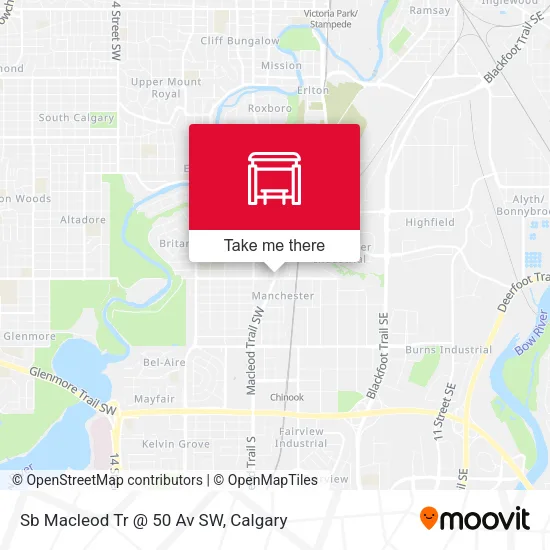 Sb Macleod Tr @ 50 Av SW plan