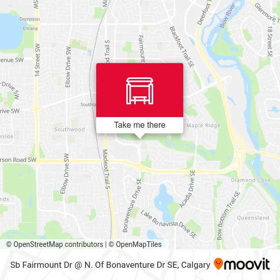 Sb Fairmount Dr @ N. Of Bonaventure Dr SE map