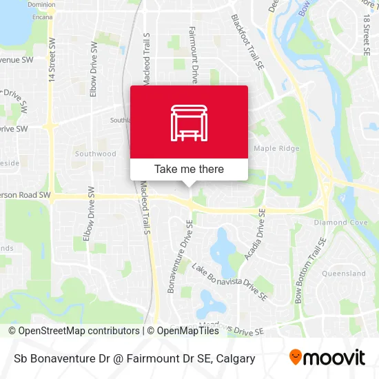 Sb Bonaventure Dr @ Fairmount Dr SE map