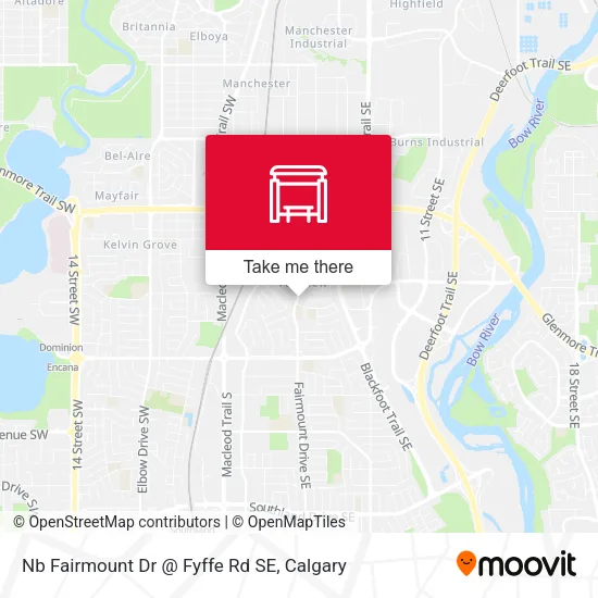 Nb Fairmount Dr @ Fyffe Rd SE map