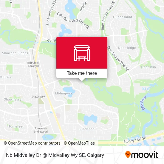 Nb Midvalley Dr @ Midvalley Wy SE map