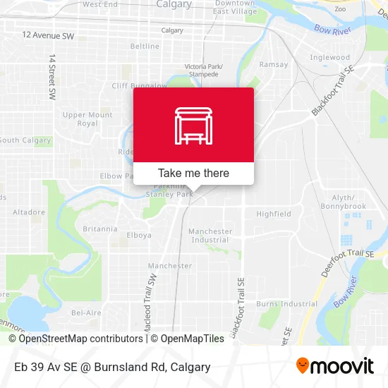 Eb 39 Av SE @ Burnsland Rd map