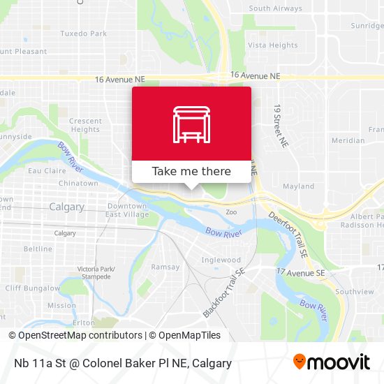 Nb 11a St @ Colonel Baker Pl NE map