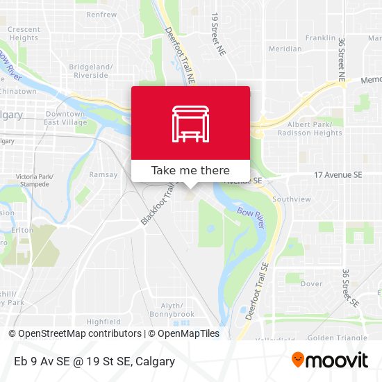 Eb 9 Av SE @ 19 St SE map