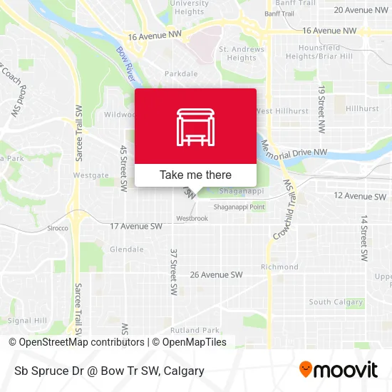 Sb Spruce Dr @ Bow Tr SW plan