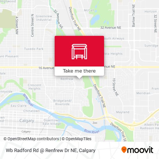 Wb Radford Rd @ Renfrew Dr NE map