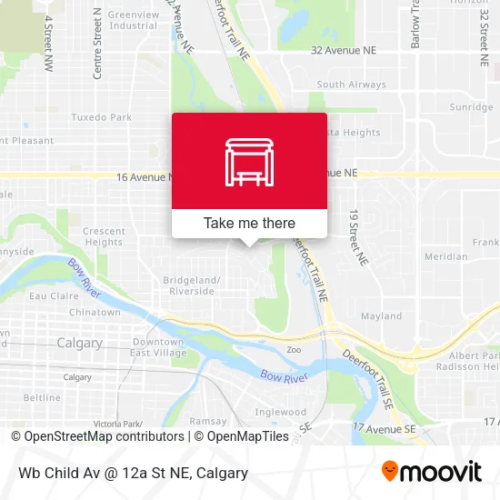 Wb Child Av @ 12a St NE map
