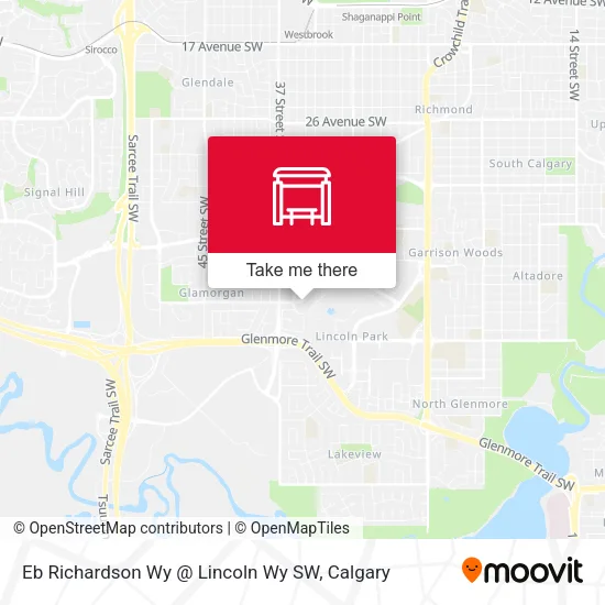 Eb Richardson Wy @ Lincoln Wy SW map
