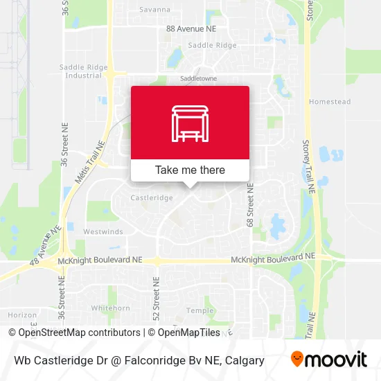 Wb Castleridge Dr @ Falconridge Bv NE plan