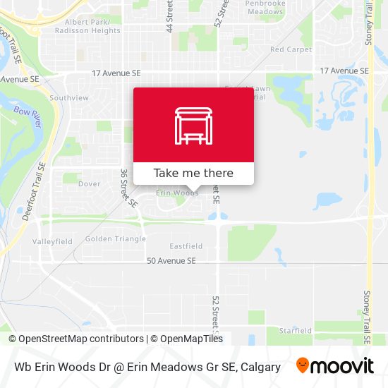 Wb Erin Woods Dr @ Erin Meadows Gr SE map