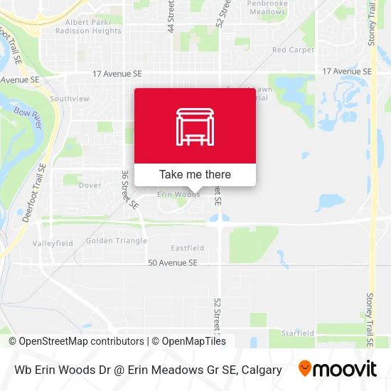 Wb Erin Woods Dr @ Erin Meadows Gr SE map