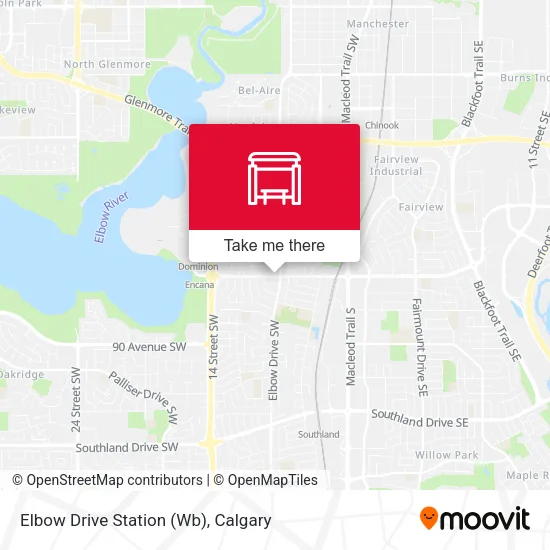 Elbow Drive Station (Wb) map