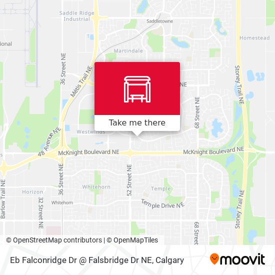 Eb Falconridge Dr @ Falsbridge Dr NE map