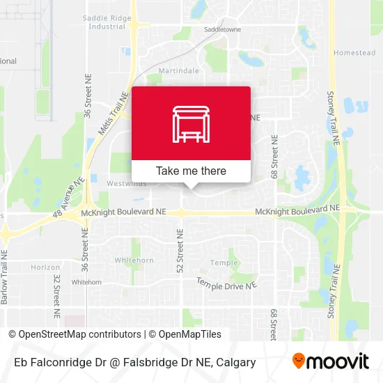 Eb Falconridge Dr @ Falsbridge Dr NE map