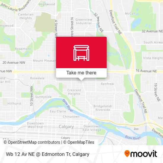 Wb 12 Av NE @ Edmonton Tr plan
