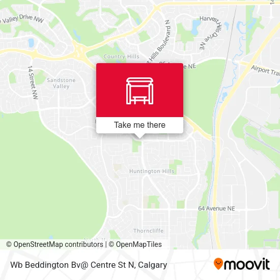Wb Beddington Bv@ Centre St N map