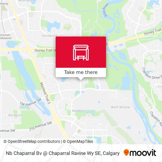 Nb Chaparral Bv @ Chaparral Ravine Wy SE map