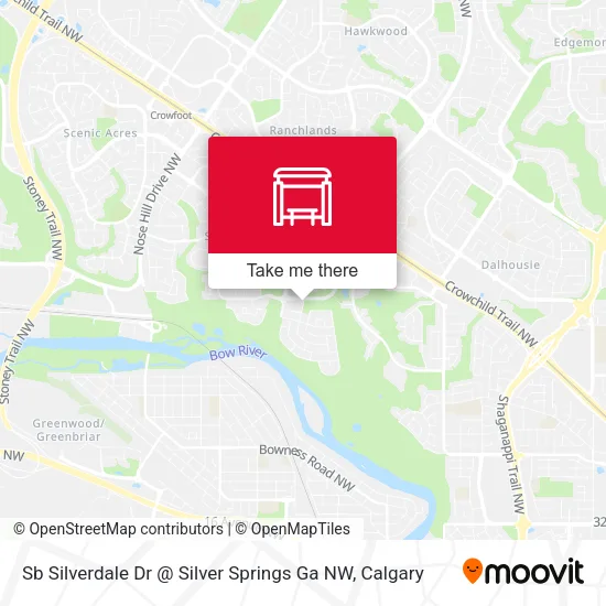 Sb Silverdale Dr @ Silver Springs Ga NW map