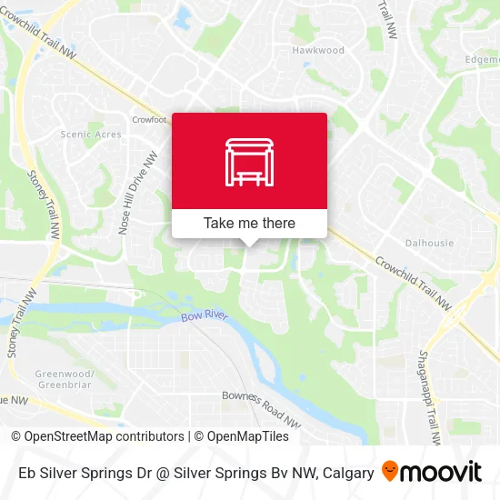 Eb Silver Springs Dr @ Silver Springs Bv NW map