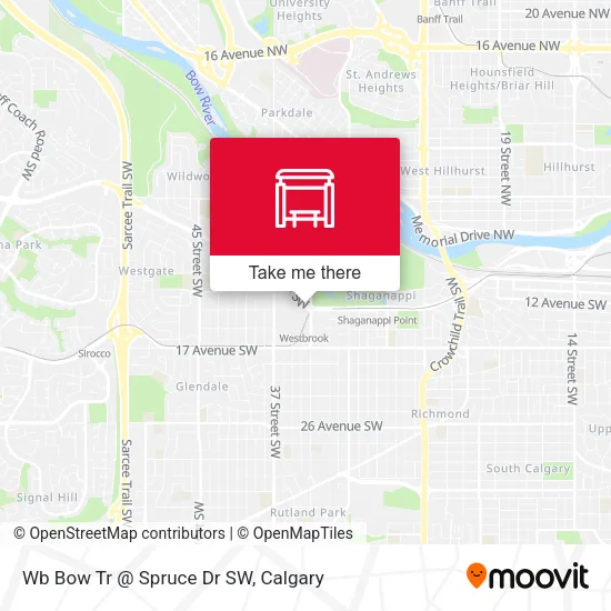 Wb Bow Tr @ Spruce Dr SW plan