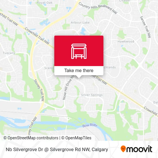 Nb Silvergrove Dr @ Silvergrove Rd NW map