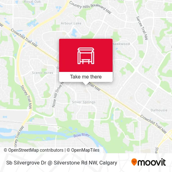 Sb Silvergrove Dr @ Silverstone Rd NW map