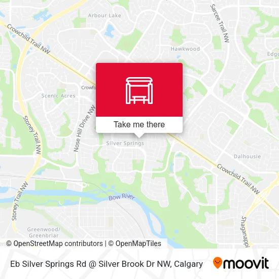 Eb Silver Springs Rd @ Silver Brook Dr NW map