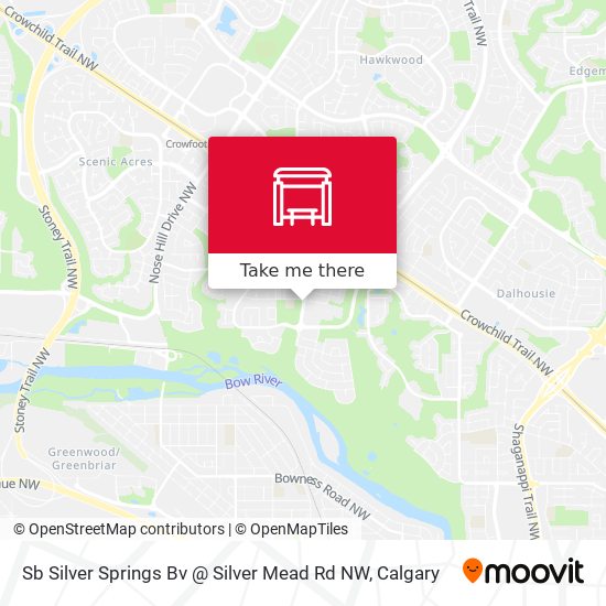 Sb Silver Springs Bv @ Silver Mead Rd NW map