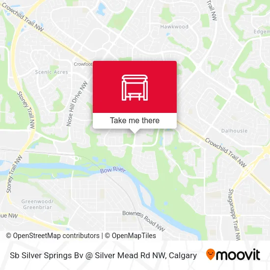 Sb Silver Springs Bv @ Silver Mead Rd NW map