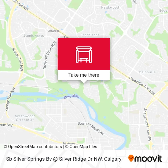 Sb Silver Springs Bv @ Silver Ridge Dr NW map