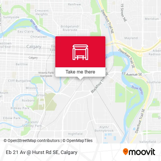 Eb 21 Av @ Hurst Rd SE map