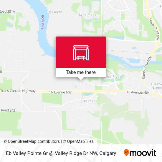 Eb Valley Pointe Gr @ Valley Ridge Dr NW map