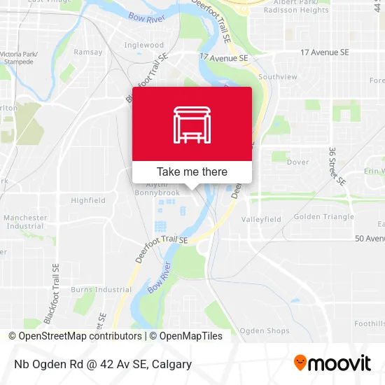 Nb Ogden Rd @ 42 Av SE plan