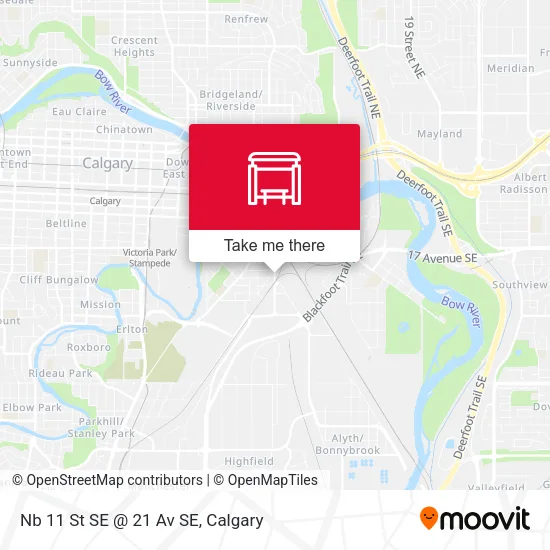 Nb 11 St SE @ 21 Av SE map