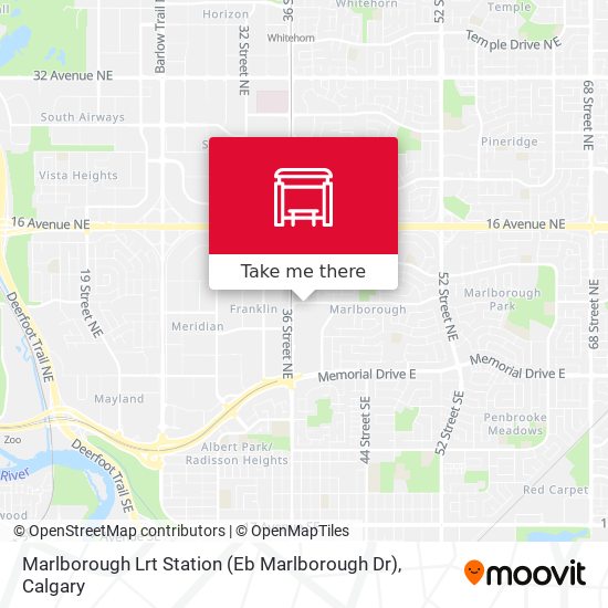 Marlborough Lrt Station (Eb Marlborough Dr) map