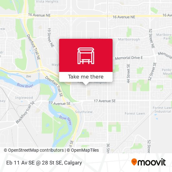 Eb 11 Av SE @ 28 St SE map