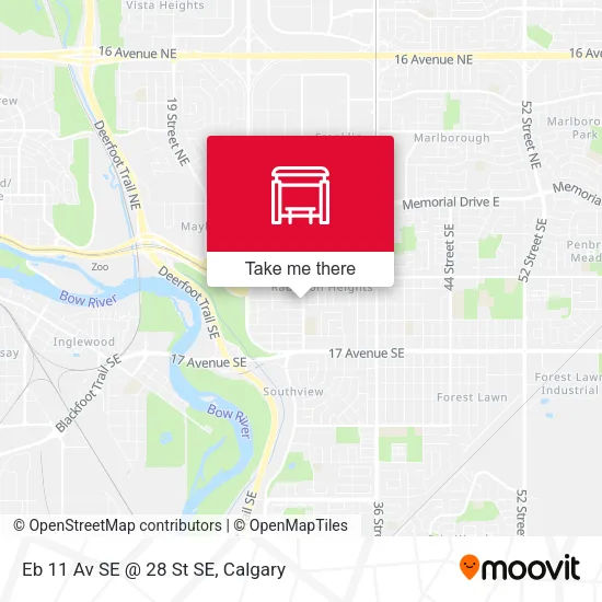 Eb 11 Av SE @ 28 St SE map