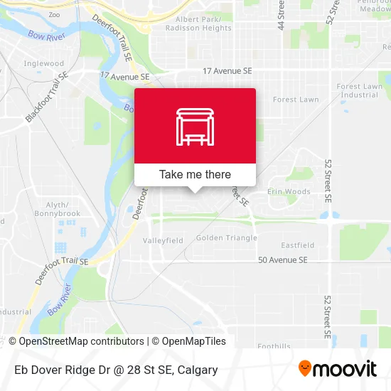 Eb Dover Ridge Dr @ 28 St SE map