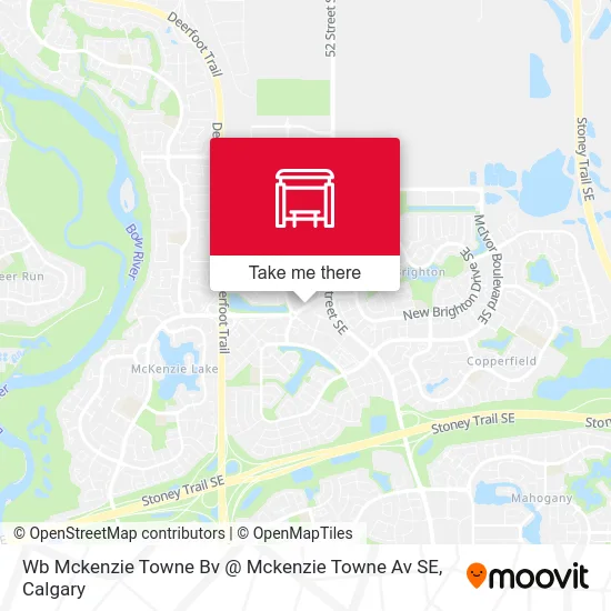Wb Mckenzie Towne Bv @ Mckenzie Towne Av SE map