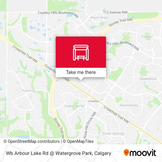 Wb Arbour Lake Rd @ Watergrove Park map
